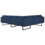 Sofá de esquina de tela azul by , Sofas - Ref: Foro24-288163, Price: 685,04 €, Discount: %