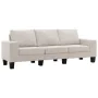 Sofá de 3 plazas de tela color crema by , Sofas - Ref: Foro24-287122, Price: 399,18 €, Discount: %
