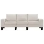 Sofá de 3 plazas de tela color crema by , Sofas - Ref: Foro24-287122, Price: 399,18 €, Discount: %