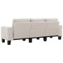 Sofá de 3 plazas de tela color crema by , Sofas - Ref: Foro24-287122, Price: 399,18 €, Discount: %
