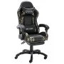 Silla gaming con reposapiés cuero sintético negro y camuflaje by , Office chairs - Ref: Foro24-320096, Price: 150,69 €, Disco...