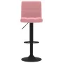 Taburete de cocina de terciopelo rosa by , Kitchen stools - Ref: Foro24-334299, Price: 77,79 €, Discount: %