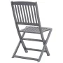 Sillas de jardín plegables 6 uds cojines madera maciza acacia de , Sillas de jardín - Ref: Foro24-3065441, Precio: 327,32 €, ...