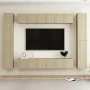 Set de muebles salón TV 10 pzas madera ingeniería roble Sonoma von , TV-Möbel - Ref: Foro24-3078980, Preis: 391,77 €, Rabatt: %