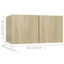 Set de muebles salón TV 10 pzas madera ingeniería roble Sonoma von , TV-Möbel - Ref: Foro24-3078980, Preis: 391,77 €, Rabatt: %
