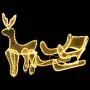 Luces de Navidad de reno y trineo con malla 432 LEDs by , Christmas lights - Ref: Foro24-289971, Price: 82,98 €, Discount: %