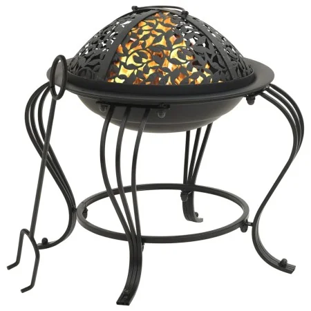 Brasero con atizador acero 49 cm by , Chimneys - Ref: Foro24-311886, Price: 83,33 €, Discount: %