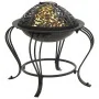 Brasero con atizador acero 49 cm by , Chimneys - Ref: Foro24-311886, Price: 83,33 €, Discount: %