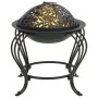 Brasero con atizador acero 49 cm by , Chimneys - Ref: Foro24-311886, Price: 83,33 €, Discount: %