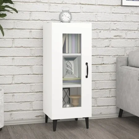 Aparador de madera contrachapada blanco 34,5x34x90 cm de , Aparadores - Ref: Foro24-812402, Precio: 56,31 €, Descuento: %