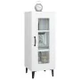 Aparador de madera contrachapada blanco 34,5x34x90 cm de , Aparadores - Ref: Foro24-812402, Precio: 56,31 €, Descuento: %