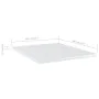 Estante estantería 8uds contrachapada blanco brillo 40x50x1,5cm by , Shelves - Ref: Foro24-805197, Price: 45,18 €, Discount: %