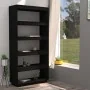 Estantería/divisor de espacios pino negra 80x35x167 cm by , Bookcases and shelves - Ref: Foro24-810898, Price: 102,40 €, Disc...