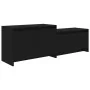 Mueble para TV madera contrachapada negro 146,5x35x50 cm von , TV-Möbel - Ref: Foro24-809810, Preis: 71,67 €, Rabatt: %
