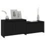 Mueble para TV madera contrachapada negro 146,5x35x50 cm von , TV-Möbel - Ref: Foro24-809810, Preis: 71,67 €, Rabatt: %