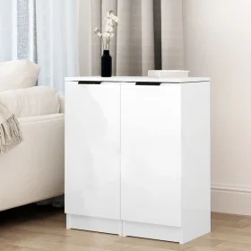 Aparadores 2 uds madera contrachapada blanco brillo 30x30x70 cm von , Sideboards - Ref: Foro24-811146, Preis: 65,92 €, Rabatt: %