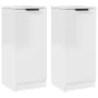 Aparadores 2 uds madera contrachapada blanco brillo 30x30x70 cm von , Sideboards - Ref: Foro24-811146, Preis: 65,92 €, Rabatt: %