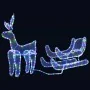Reno y trineo de Navidad con malla 432 LED by , Christmas lights - Ref: Foro24-329817, Price: 83,20 €, Discount: %