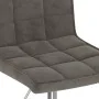 Sillas de comedor giratorias 6 unidades terciopelo gris oscuro de , Sillas de comedor - Ref: Foro24-3089301, Precio: 375,25 €...