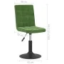 Sillas de comedor giratorias 4 unidades terciopelo verde oscuro von , Essstühle - Ref: Foro24-3089292, Preis: 218,95 €, Rabat...