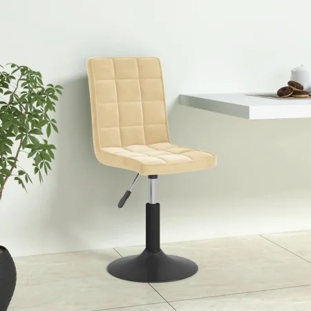 Sillas de comedor giratorias 6 unidades terciopelo crema by , dining chairs - Ref: Foro24-3089299, Price: 326,55 €, Discount: %