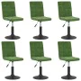 Sillas de comedor giratorias 6 unidades terciopelo verde oscuro von , Essstühle - Ref: Foro24-3089303, Preis: 326,55 €, Rabat...