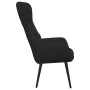 Sillón de relax con reposapiés de tela color negro by , Armchairs - Ref: Foro24-3097435, Price: 119,69 €, Discount: %