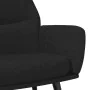 Sillón de relax con reposapiés de tela color negro by , Armchairs - Ref: Foro24-3097435, Price: 119,69 €, Discount: %