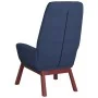 Sillón de relax con taburete tela azul by , Armchairs - Ref: Foro24-3097875, Price: 148,41 €, Discount: %