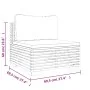 Juego muebles de jardín 6 piezas y cojines madera maciza teca von , Gartensets - Ref: Foro24-3100871, Preis: 1,00 €, Rabatt: %