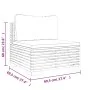 Juego muebles de jardín 3 piezas y cojines madera maciza teca von , Gartensets - Ref: Foro24-3100865, Preis: 592,73 €, Rabatt: %