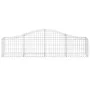 Cestas de gaviones 18 uds forma de arco hierro 200x30x40/60 cm by , Pots and planters - Ref: Foro24-3145381, Price: 895,73 €,...