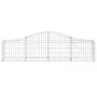 Cestas de gaviones 25 uds forma de arco hierro 200x30x40/60 cm by , Pots and planters - Ref: Foro24-3145383, Price: 1,00 €, D...