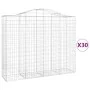 Cestas gaviones 30 uds forma de arco hierro 200x50x160/180 cm by , Pots and planters - Ref: Foro24-3145720, Price: 3,00 €, Di...