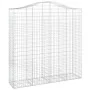 Cestas de gaviones 5 uds forma de arco hierro 200x50x200/220 cm by , Pots and planters - Ref: Foro24-3145748, Price: 741,67 €...