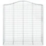 Cestas de gaviones 5 uds forma de arco hierro 200x50x200/220 cm by , Pots and planters - Ref: Foro24-3145748, Price: 741,67 €...