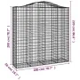 Cestas de gaviones 5 uds forma de arco hierro 200x50x200/220 cm by , Pots and planters - Ref: Foro24-3145748, Price: 741,67 €...