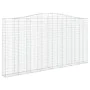Cestas de gaviones 4 uds forma de arco hierro 400x30x200/220 cm by , Pots and planters - Ref: Foro24-3145893, Price: 936,72 €...