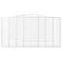 Cestas de gaviones 4 uds forma de arco hierro 400x30x200/220 cm by , Pots and planters - Ref: Foro24-3145893, Price: 936,72 €...