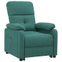 Sillón reclinable eléctrico tela verde oscuro by , Armchairs - Ref: Foro24-3073808, Price: 239,81 €, Discount: %