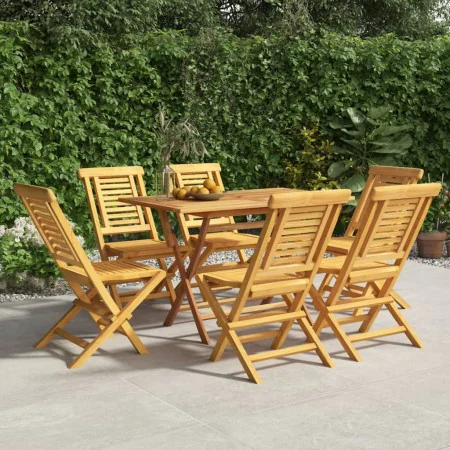 Sillas de jardín plegables 6 uds madera maciza teca 47x63x90 cm von , Gartenstühle - Ref: Foro24-3155047, Preis: 510,67 €, Ra...