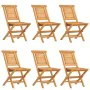 Sillas de jardín plegables 6 uds madera maciza teca 47x63x90 cm von , Gartenstühle - Ref: Foro24-3155047, Preis: 510,67 €, Ra...