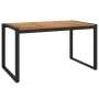 Juego de comedor de jardín 7 pzas madera maciza acacia y metal de , Conjuntos de jardín - Ref: Foro24-3155407, Precio: 679,46...