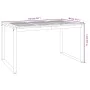 Juego de comedor de jardín 7 pzas madera maciza acacia y metal de , Conjuntos de jardín - Ref: Foro24-3155407, Precio: 679,46...