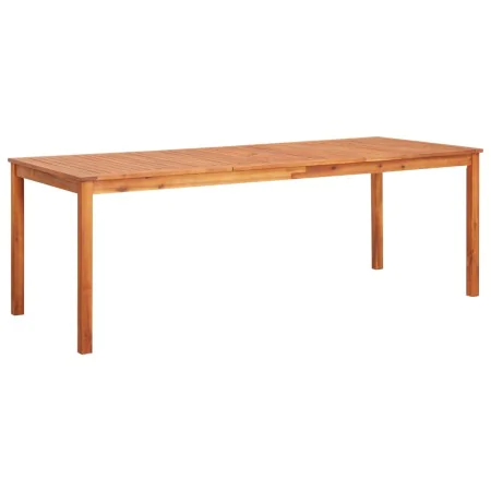 Mesa de jardín madera maciza de acacia 215x90x74 cm by , Garden tables - Ref: Foro24-45963, Price: 338,58 €, Discount: %