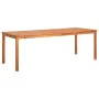 Mesa de jardín madera maciza de acacia 215x90x74 cm by , Garden tables - Ref: Foro24-45963, Price: 338,58 €, Discount: %