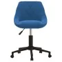Silla de oficina giratoria de terciopelo azul von , Bürostühle - Ref: Foro24-335488, Preis: 94,16 €, Rabatt: %