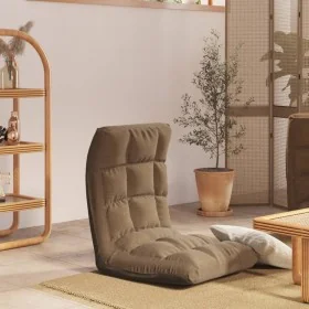Tumbona de suelo plegable de tela gris taupe by , Floor chairs - Ref: Foro24-336593, Price: 76,07 €, Discount: %