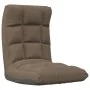 Tumbona de suelo plegable de tela gris taupe de , Sillas de suelo - Ref: Foro24-336593, Precio: 76,07 €, Descuento: %