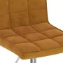 Sillas de comedor giratorias 2 unidades terciopelo marrón de , Sillas de comedor - Ref: Foro24-335739, Precio: 115,51 €, Desc...